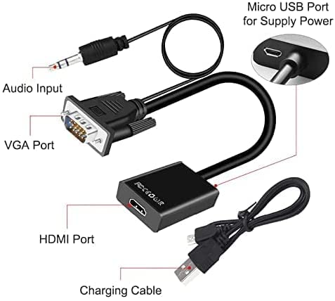 VGA To HDMI cable